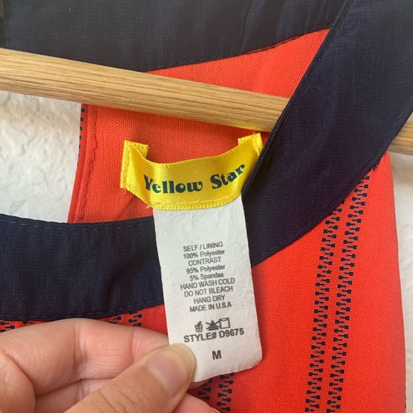 2/$20 NWOT ModCloth Striped A-Line Keyhole Back Dress - Picture 2 of 3